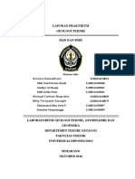 RQD RMR Laporan Praktikum Geologi Teknik