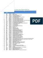 Database Model Journal List