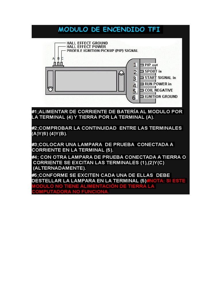 Modulo Ford | PDF | Electricidad | Componentes eléctricos