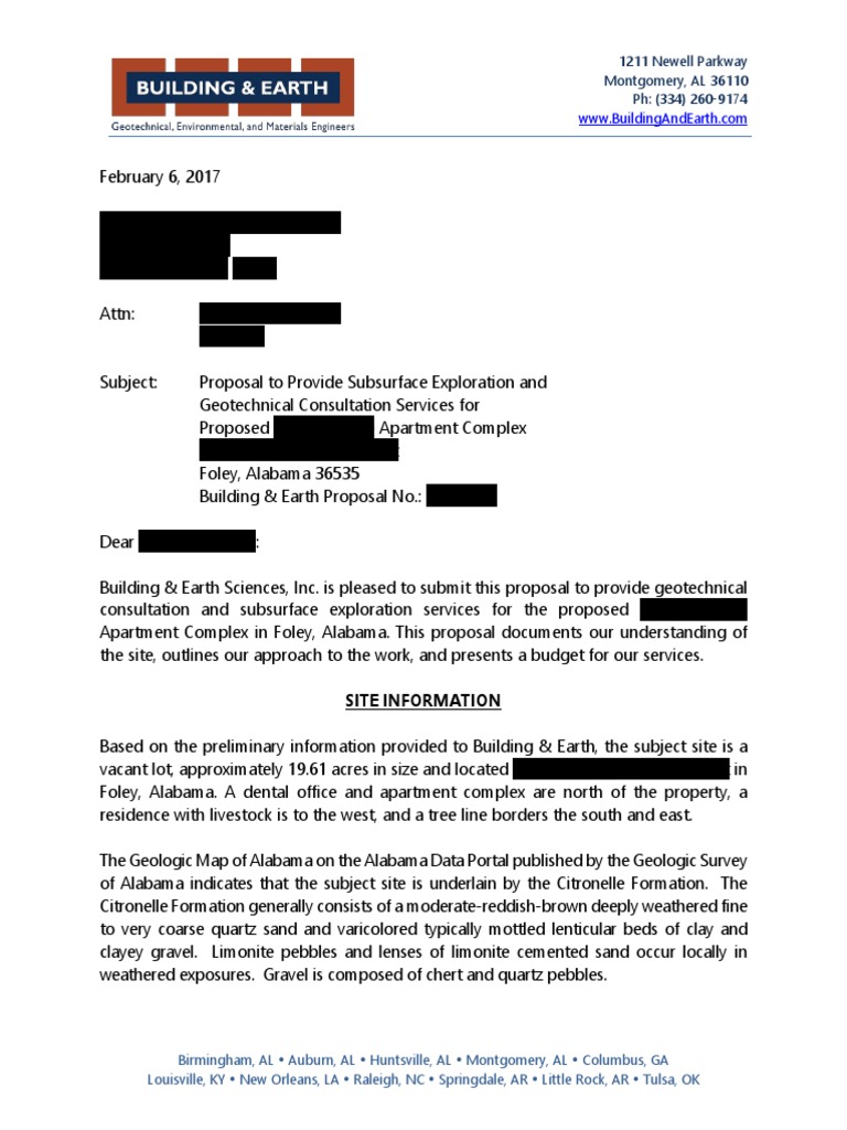 Research proposal sample geotechnical engineering picture