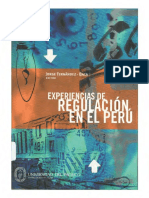 Fernández - Baca 2004 Experiencia de Regulación en El Perú