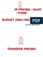 Transfer Pricing GAAR POEM