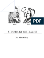 Stirner Et Nietzsche Par Albert Levy