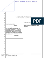 DRM - Petitioner's Brief Regarding Jurisdiction Over The Habeas Petition