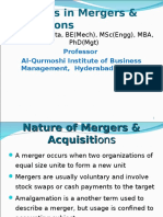 HR Issues in Mergers & Acquisitions: Dr. G C Mohanta, Be (Mech), MSC (Engg), Mba, PHD (MGT)