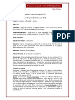 FNE - F Escala de Temor A La Evaluación Negativa (FNE) PDF