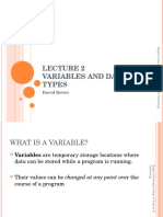 Slide02-Variables and Data Types