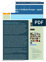 Cultura e Tradição Kongo - Ngola - Bantu_ Entendimento Referente as Divindades Kongo Angola - Angola