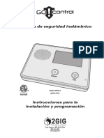 Go!Control v1.9 Install Programming Instructions (Spanish) PDF