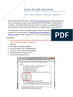 Reference - Disable SSL in IE