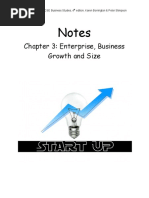 Chapter 3 Enterprise, Business Growth and Size PDF