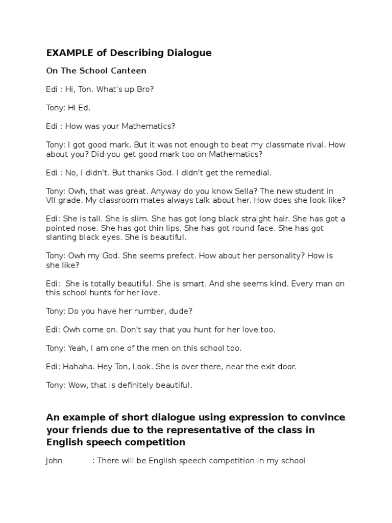 Describing Dialogue Dll Languages