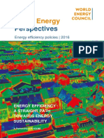 World Energy Council: Energy Efficiency Policies, 2016