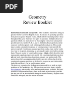 Geometry Regents Review Booklet Final