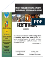 Certificado Seminario