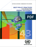 UNECE: Best Policy Practices For Promoting Energy Efficiency