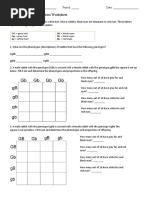 Dihybrid Worksheet