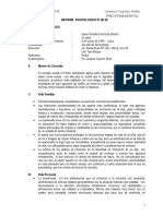 Informe Posicologico C.P.