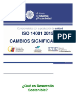 Iso 14001 2015 Cambios Significativos