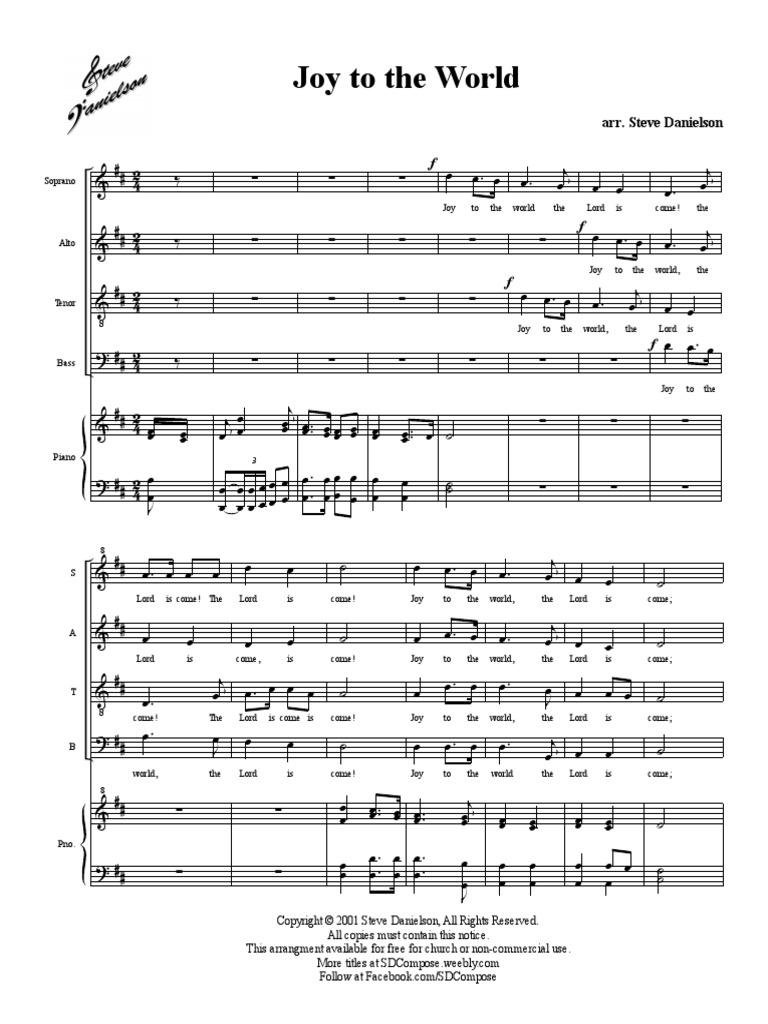 Joy To The World | PDF