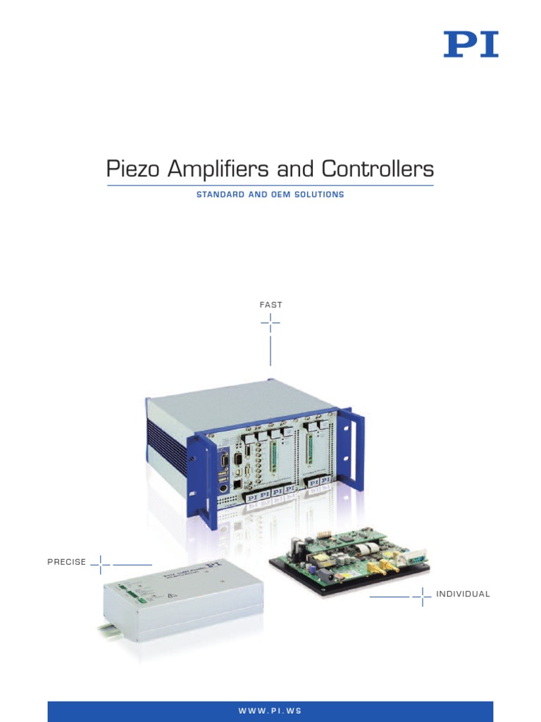 PI Piezo Amplifiers Controllers BRO25E Amplifier Piezoelectricity