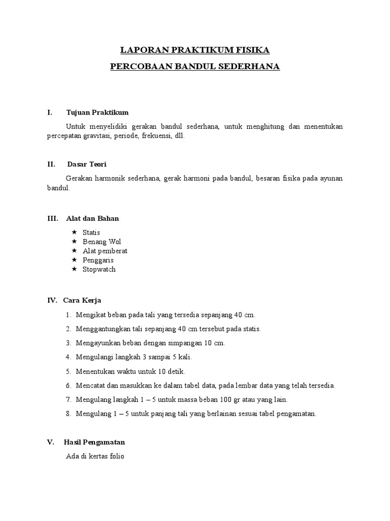 Laporan Praktikum Fisika Rian