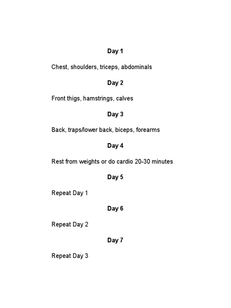 Bob Paris Workout | PDF | Anatomical Terms Of Motion | Weight Training