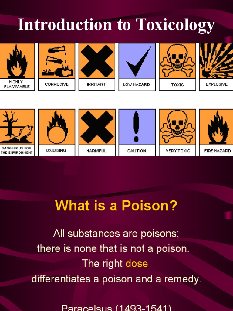 Understanding Toxicology Basics | PDF | Toxicity | Poison
