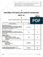 DELF A1 Sample Pour Les Élèves