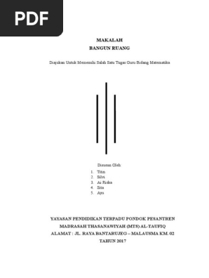 Makalah Bangun Ruang