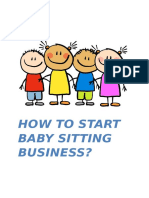How To Start Baby Sitting Business?