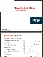 Design of Line, Circle & Ellipse Algorithms: Larry F. Hodges (Modified by Amos Johnson) 1