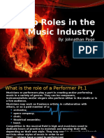 Job Roles in The Music Industry by Johnathan Page