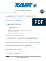 Calculate The Value of Your Compressed Air Savings