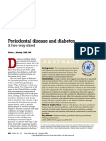 Periodontal Disease and Diabetes: A Two-Way Street