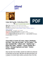 Gabe Mcvarish - Eclection (CD) : Including 17.5% Vat For Uk & Eu