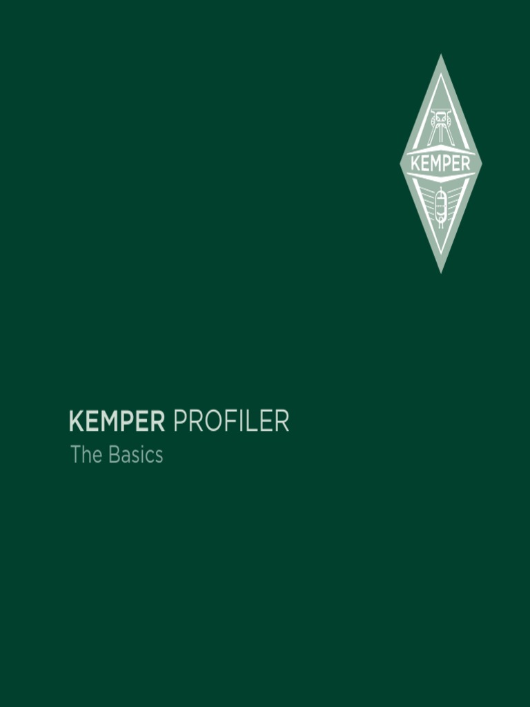 Kemper Profiler Basics Manual 3.0 PDF | PDF | Amplifier | Distortion