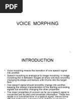 VOICE  MORPHING.ppt