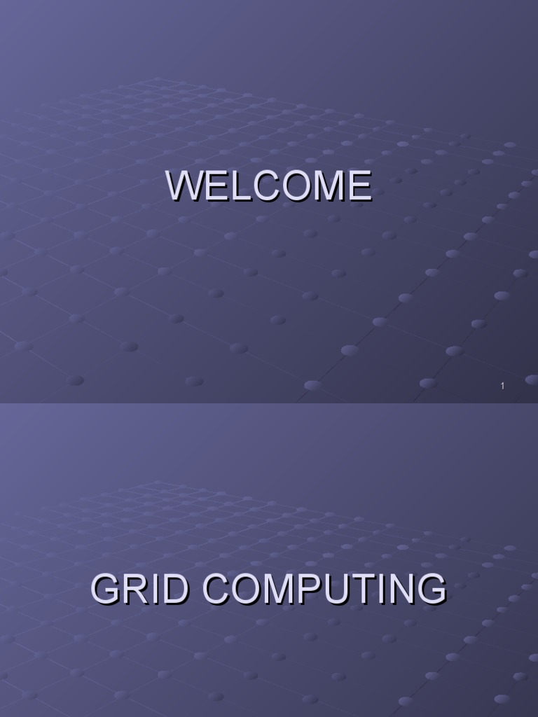 Grid Computing Pdf Grid Computing Computer Architecture
