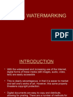 Digital Water Marking