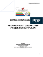 Kertas Kerja Program Anti Dadah