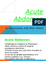Acute Abdomen: A Guide to Diagnosis and Management