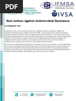 Joint Efforts and Actions Against Antimicrobial Resistance