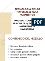 Modulo 1 Quimica Ingenieria Pavimentos Presentacion