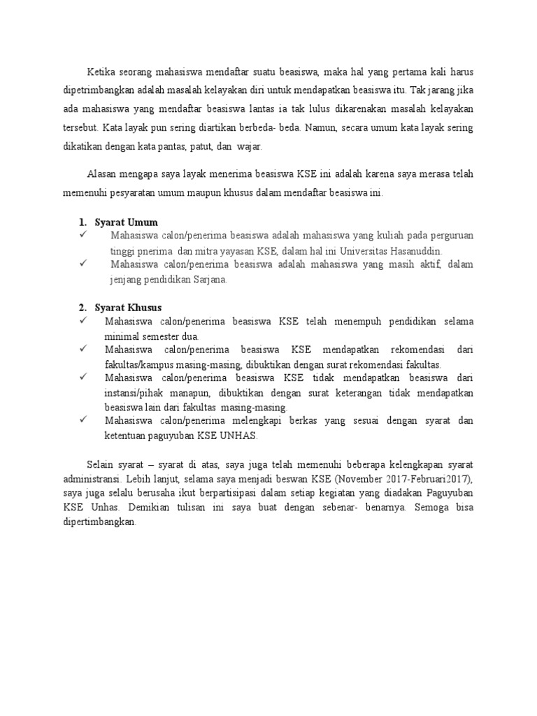 Essay kenapa anda layak kse 04 picture