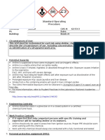 Standard Operating Procedure for Aniline