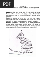 Poemas y Procedimientos