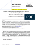 Dynamic Modeling and Steering Performance Analysis of Active Front Steering System