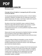 Princípio Da Boa-fé Objetiva é Consagrado Pelo STJ Em Todas as Áreas Do Direito