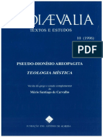 LIVRO - Teologia Mística - Pseudo-Dionísio Areopagita PDF